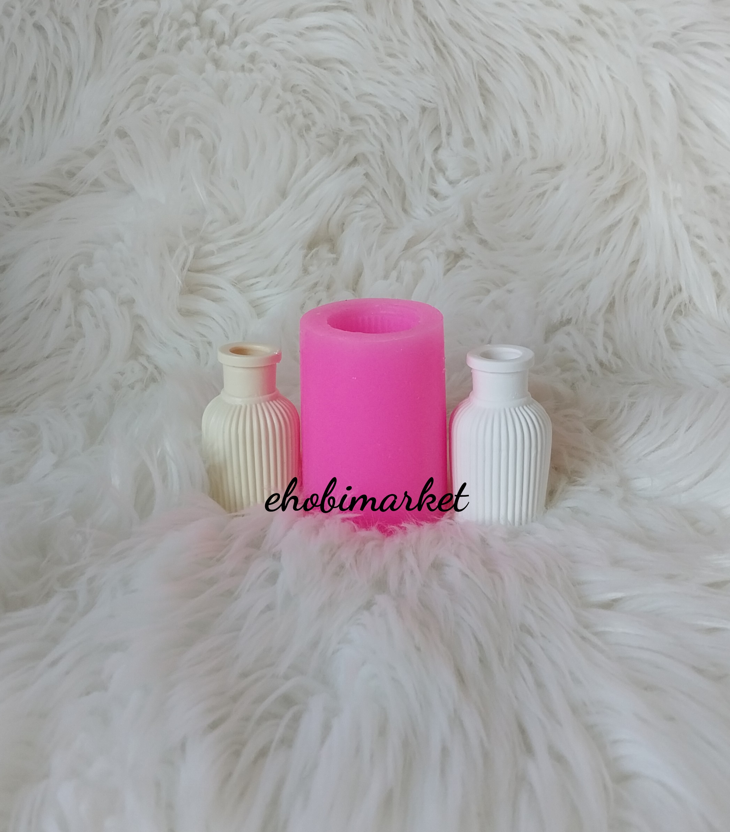 Ufak şişe silikon kalip