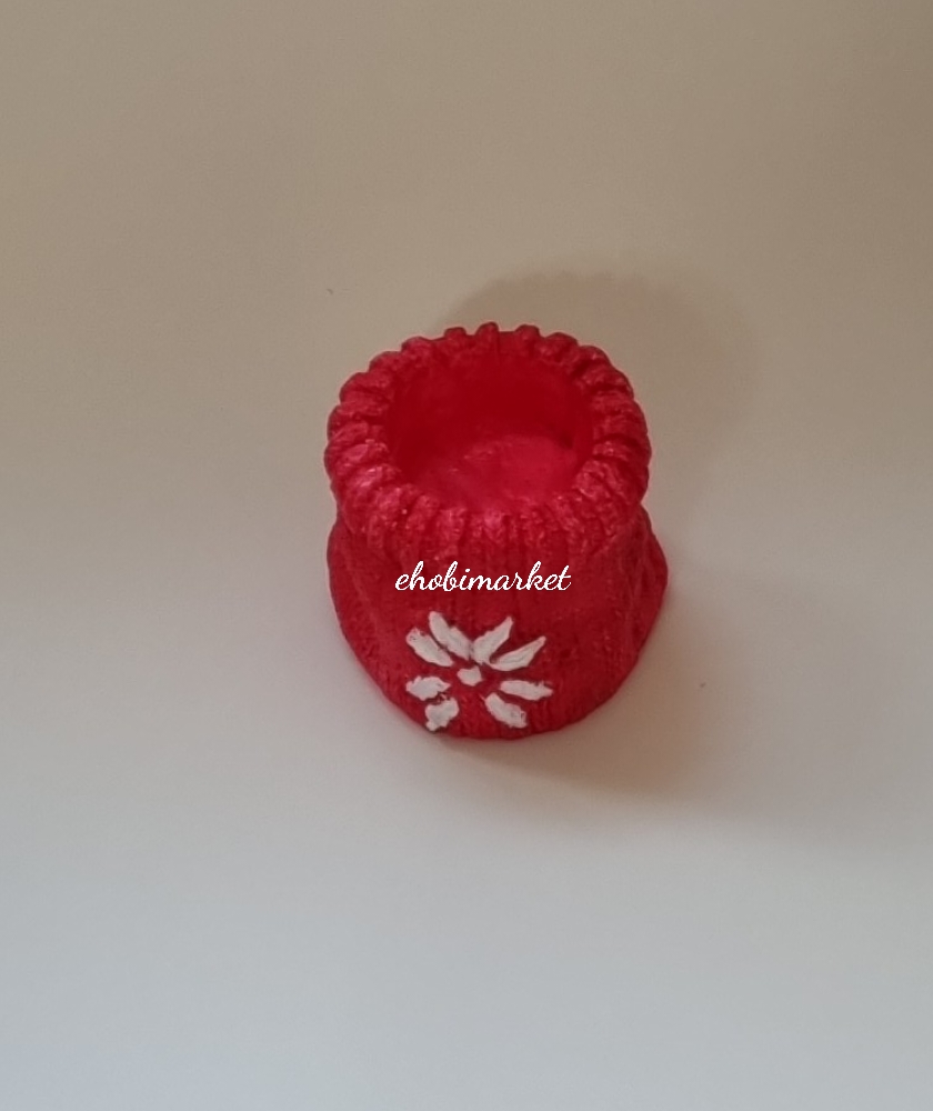 Çuval model tealight silikon kalip