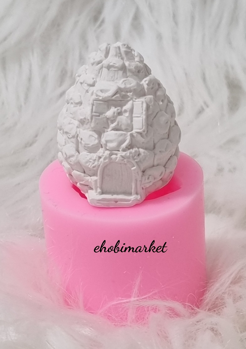 Kozalak ev silikon kalip