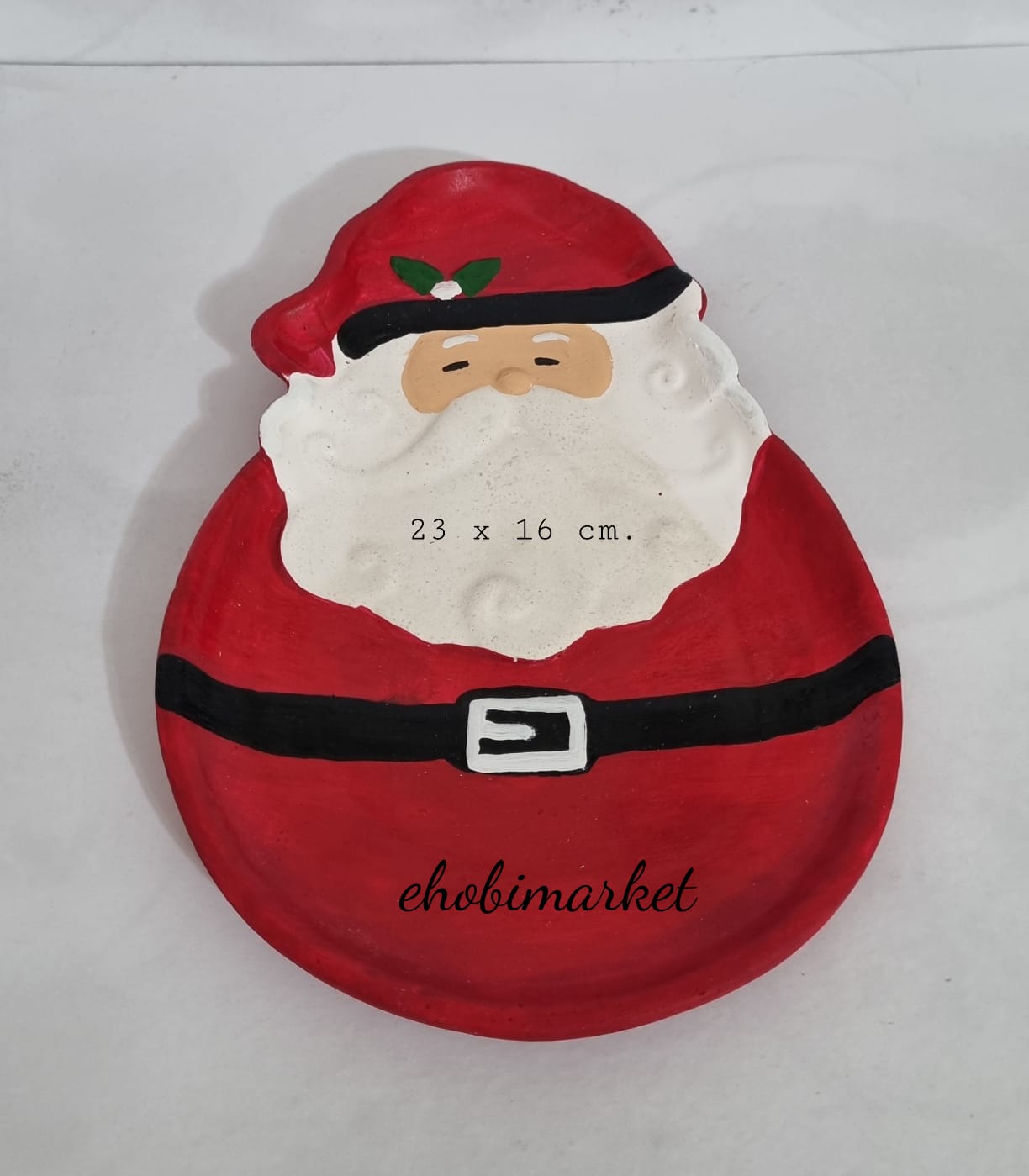 Noel baba sunum tabağı silikon kalıp 