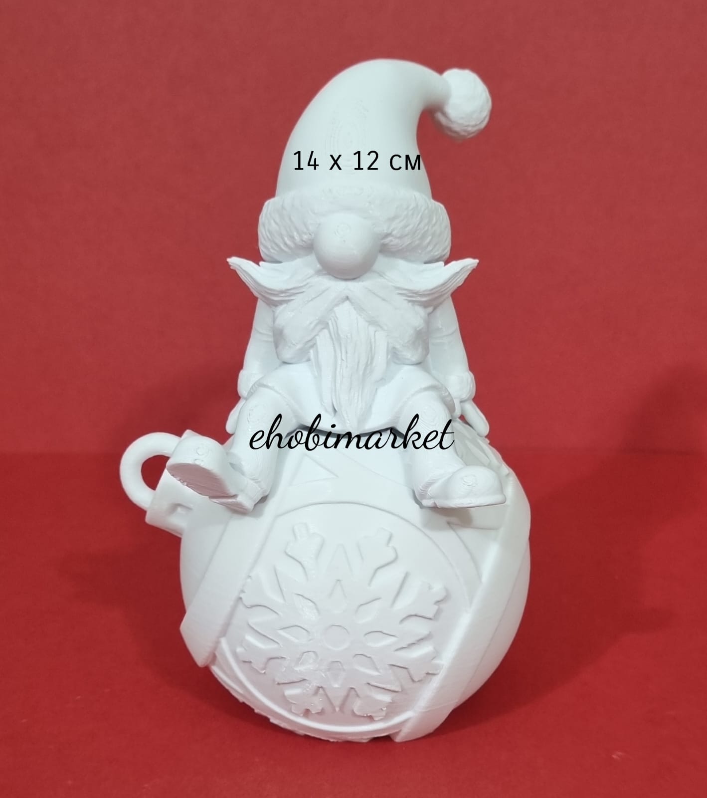 Oturan Noel baba silikon kalıp