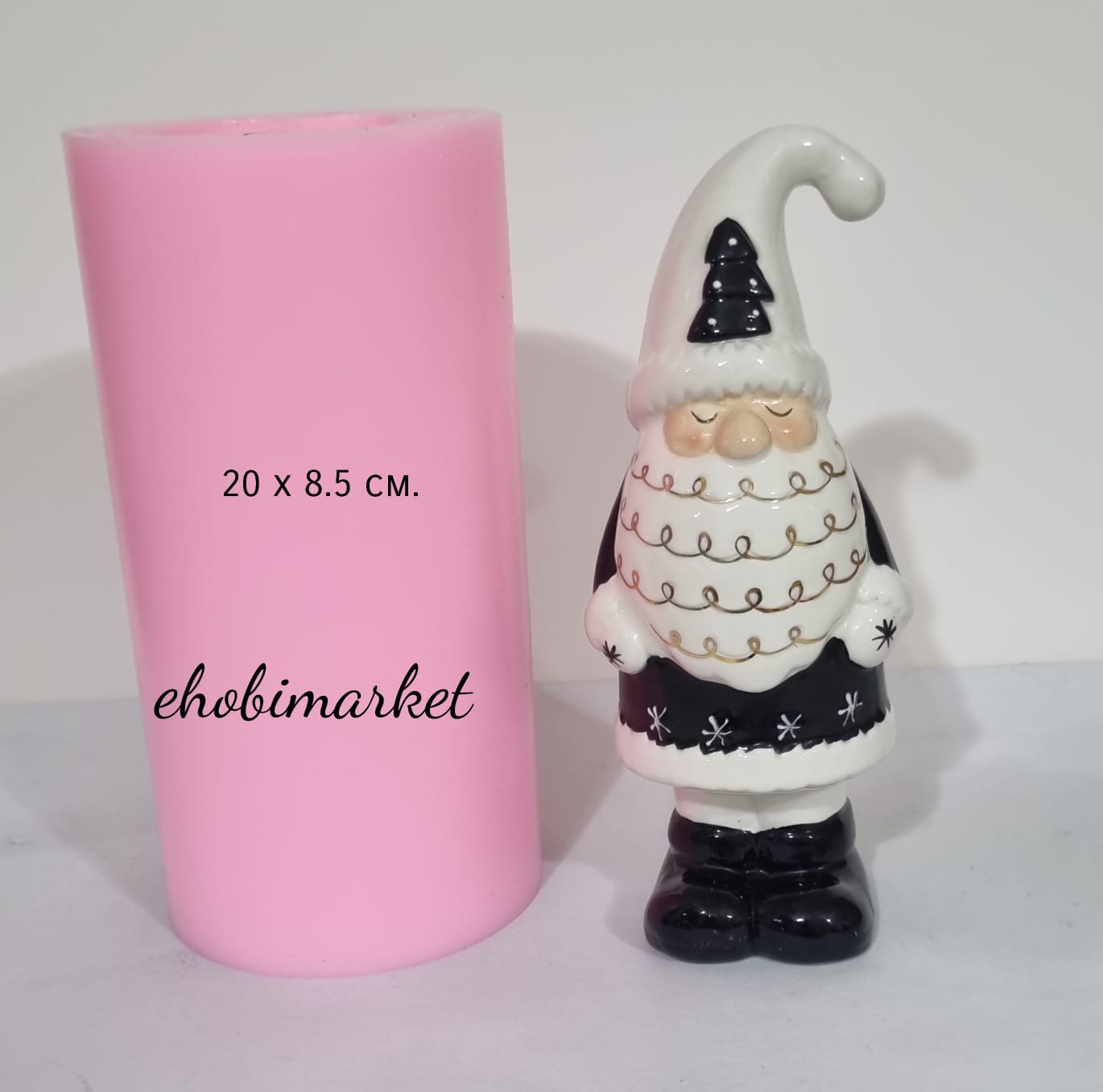 Yeni model noel baba silikon kalıp