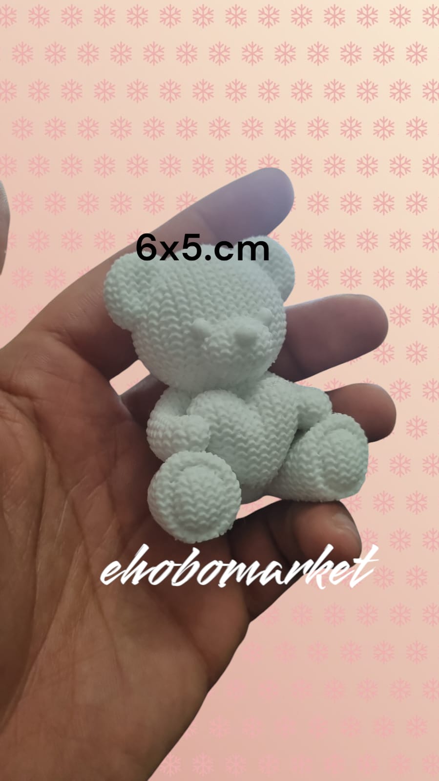 Kalpli ayı silikon kalıp 