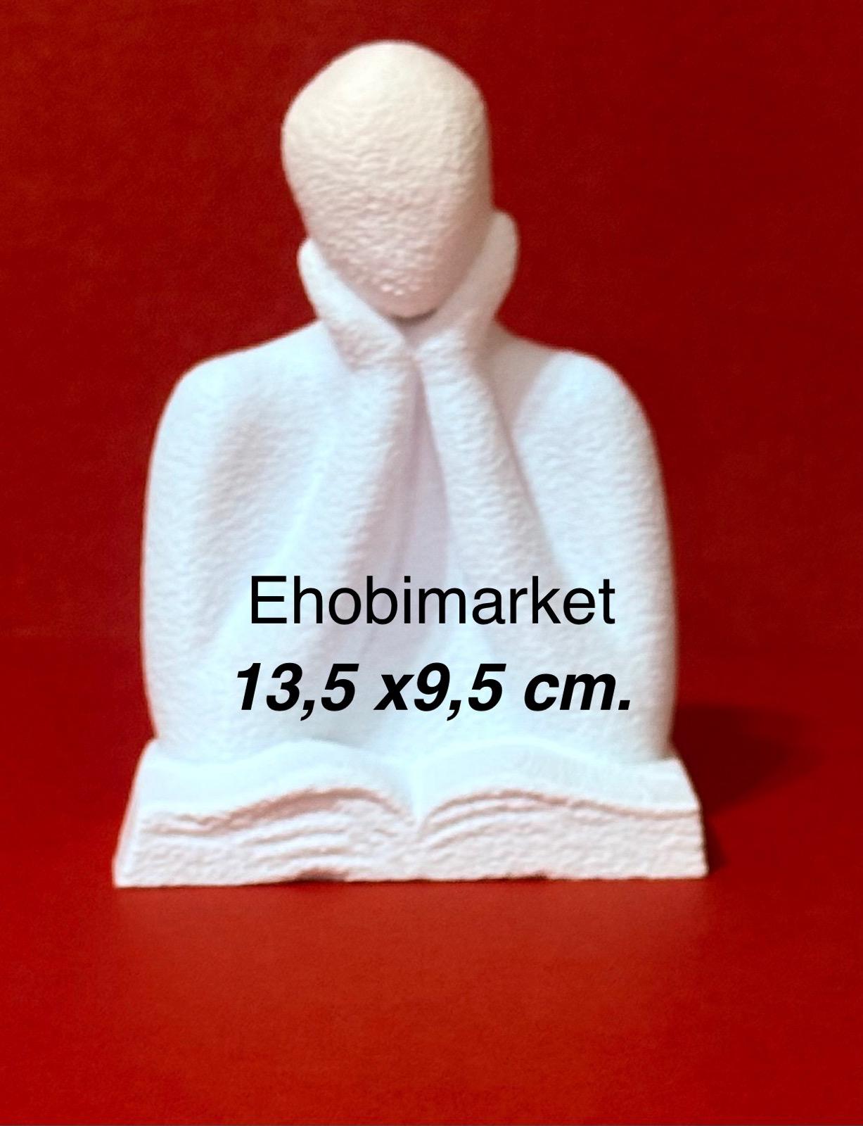 Kitap okuyan insan silikon kalıp