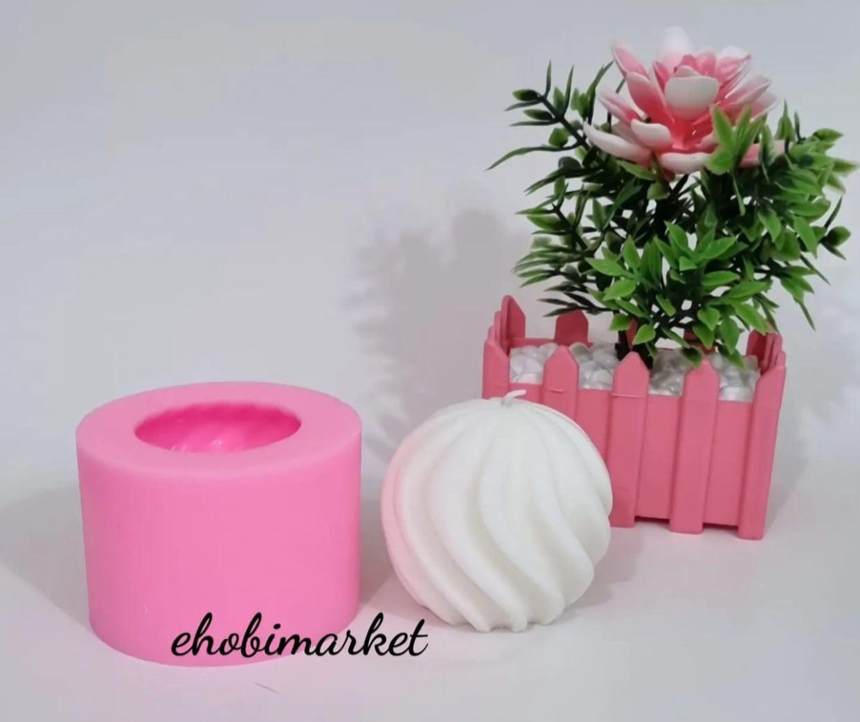 Tırtıklı küre silikon kalıp 