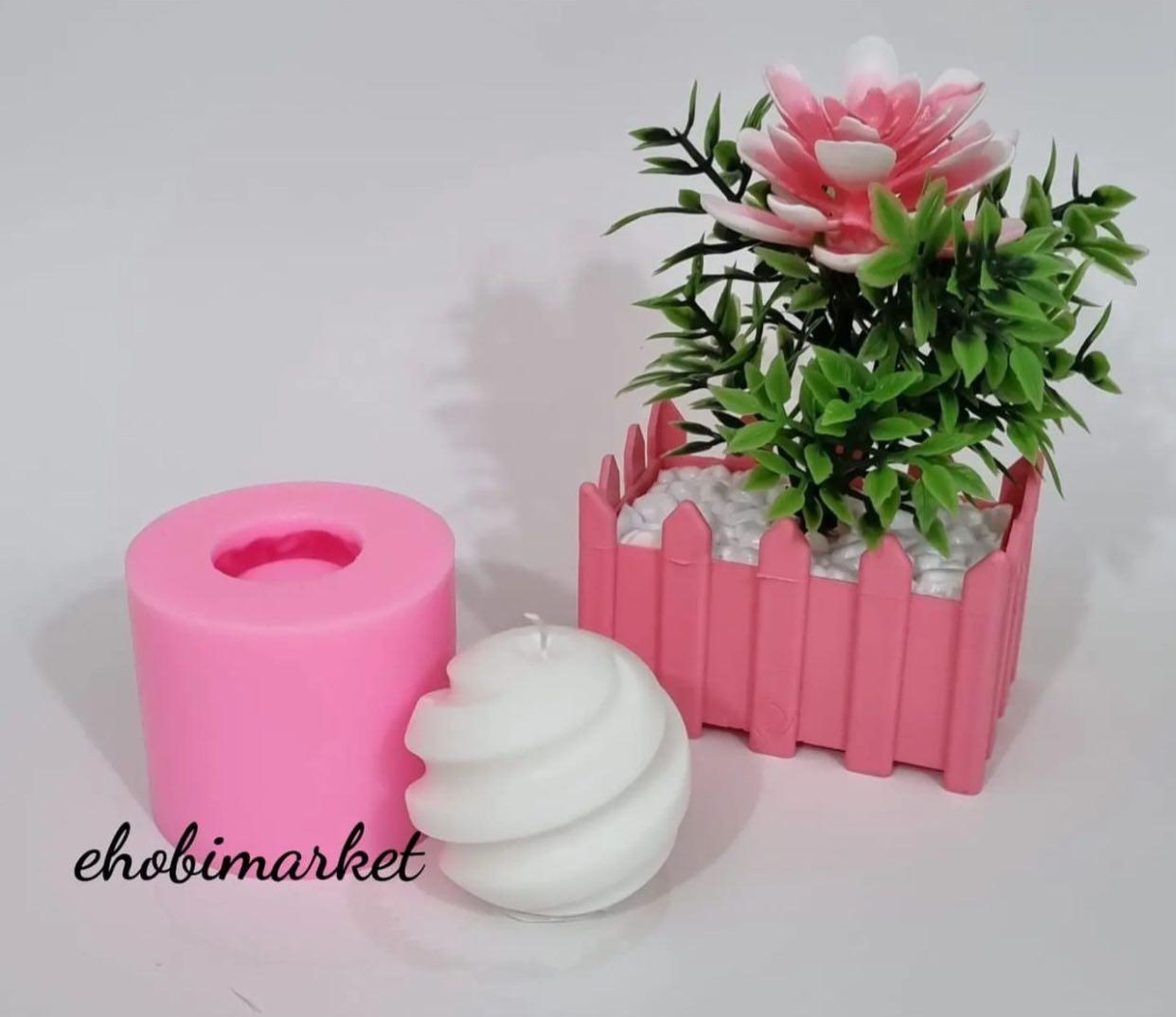 Küre mum silikon kalıp 