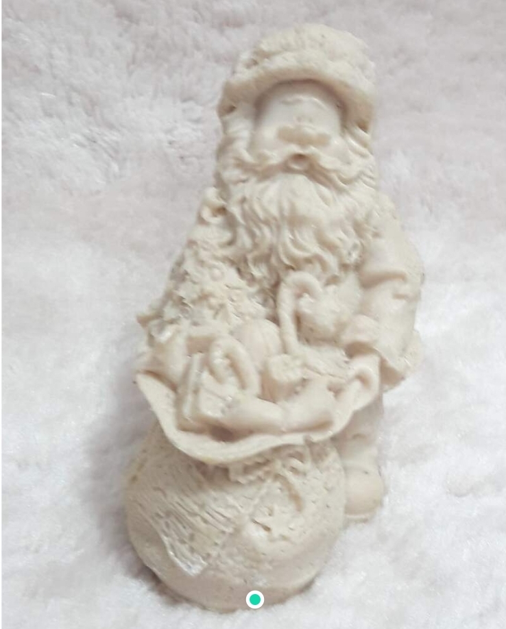 Noel baba çuvalli silikon kalip