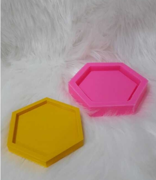 Altıgen sunum silikon kalip