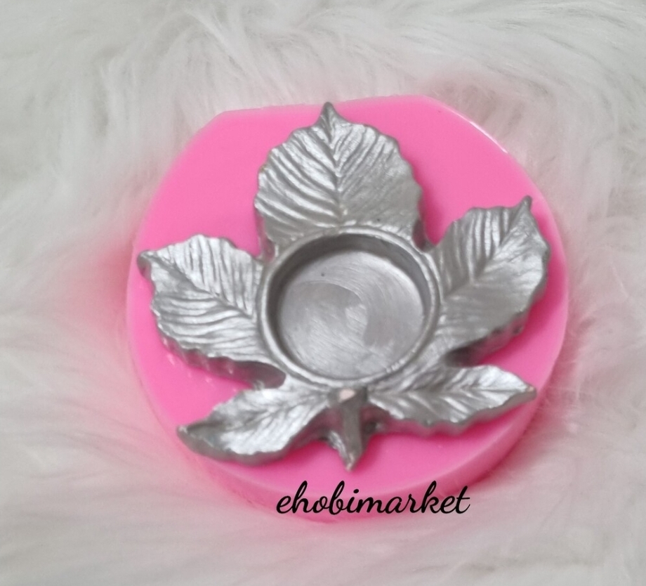 Yaprak mumluk silikon kalip