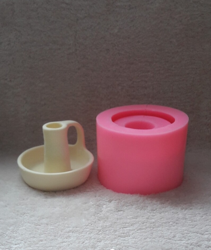 Kulplu şamdan silikon kalip