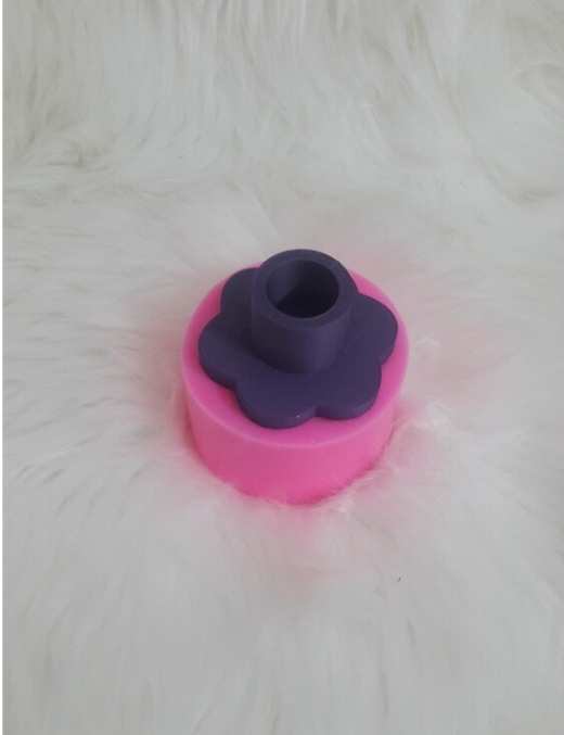 Çiçek şamdan silikon kalip