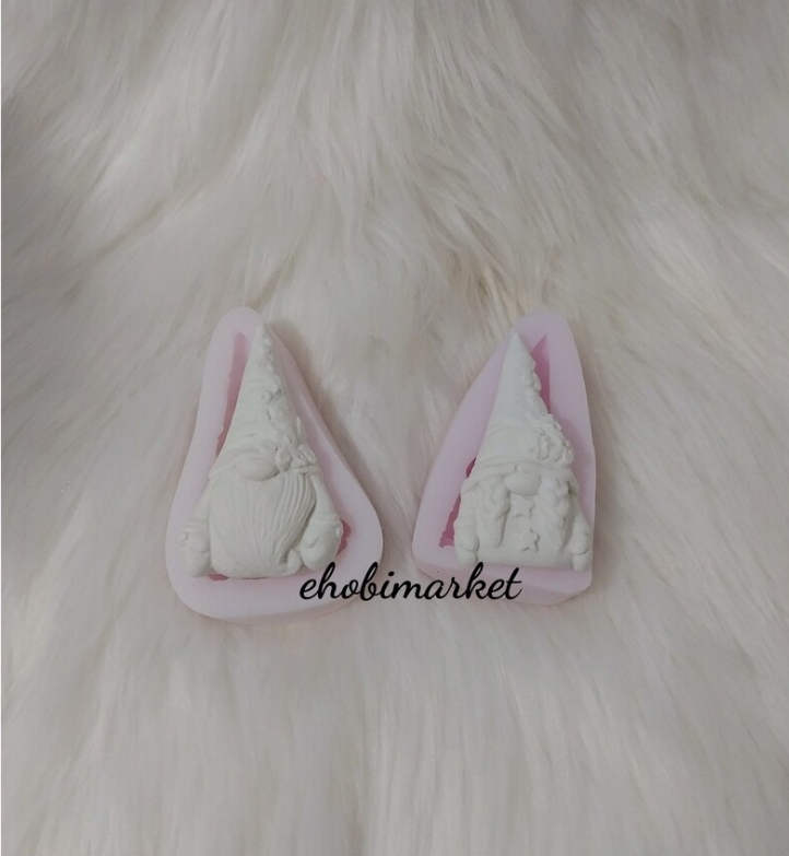 Çift gnomeler silikon kalip