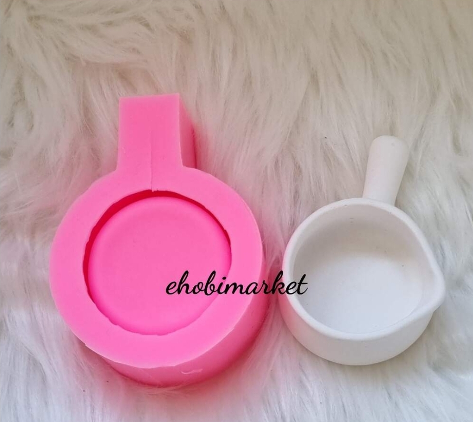 Cezve model lokumluk silkon kalip