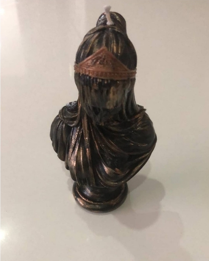 Duvakli kadin silikon kalip