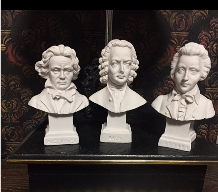 Beethoven bach mozart silikon kaliplari