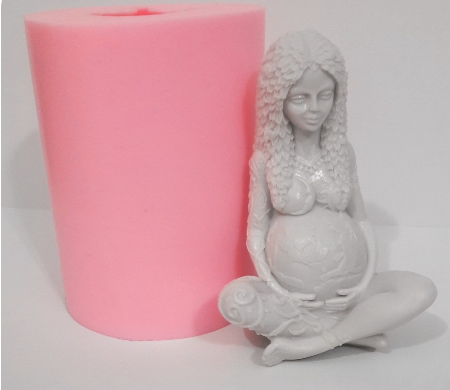 Doğa ana silikon kalip