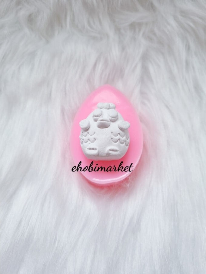 Saksi süsü baykuş silikon kalip