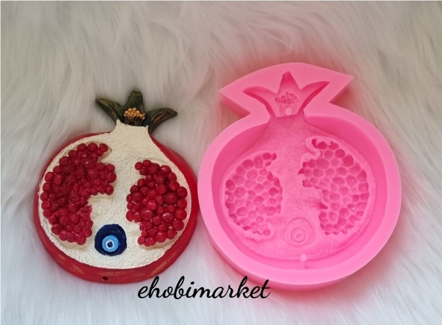 Asmali nar silikon kalip