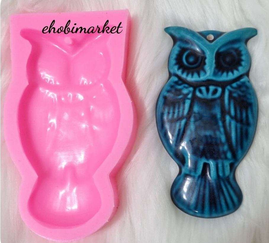 Asmali baykuş silikon kalip