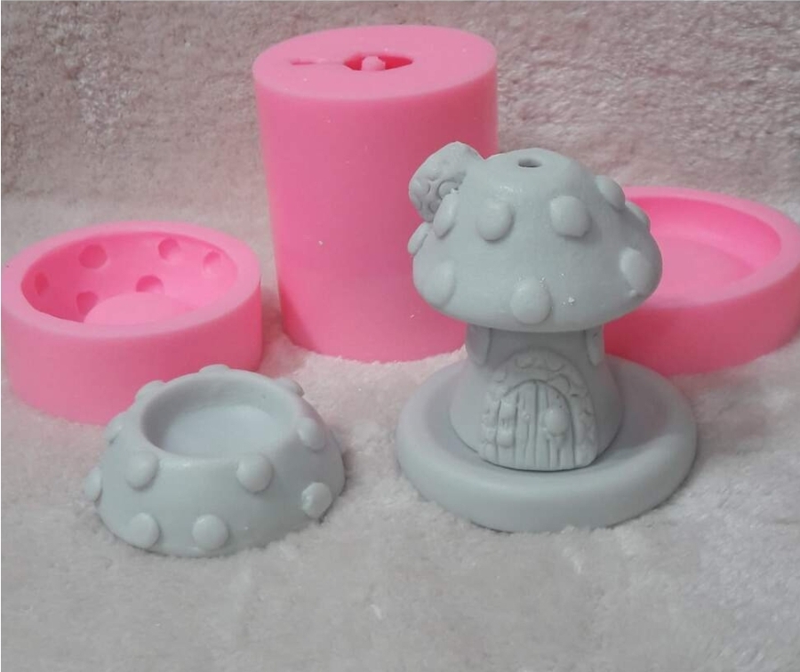 Mantar tütsü 2 silikon kalip