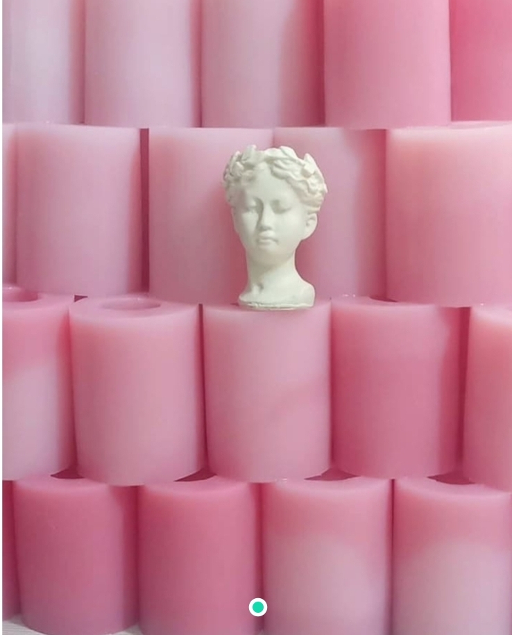 Ufak helen saksı silikon kalip