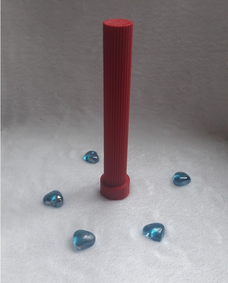 Çizgili sutun silikon kalip