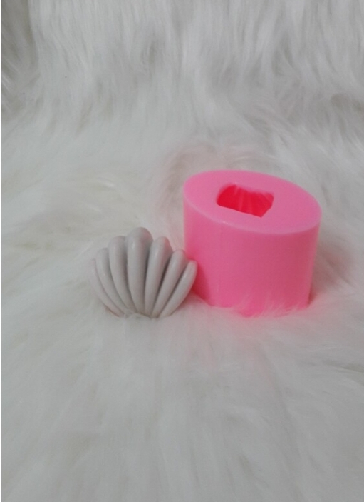 Küçük istiridye silikon kalip