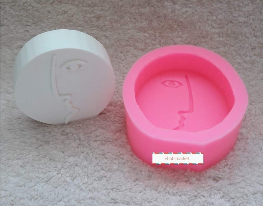 Iskandinav yuvarlak yüz silikon kalip