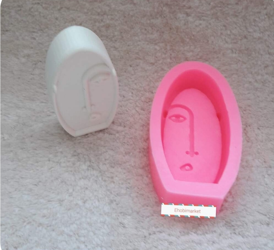 Iskandinav oval yüz silikon kalip