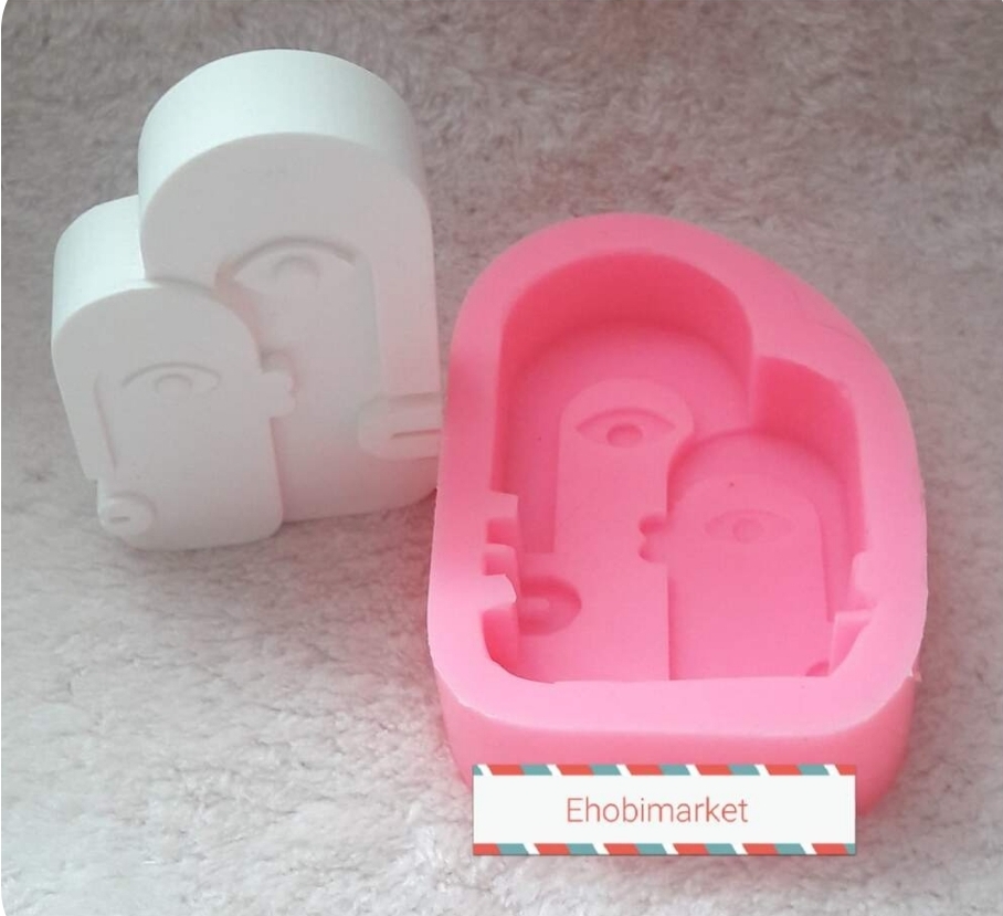 Iskandinav cift yüz silikon kalip