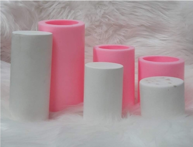 Silindir model silikon kalip